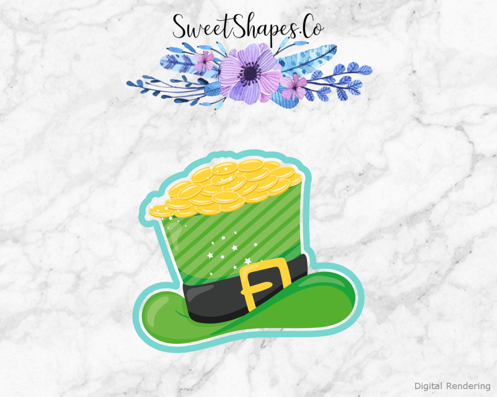 St Patricks Day Hat With Gold Cookie Cutter