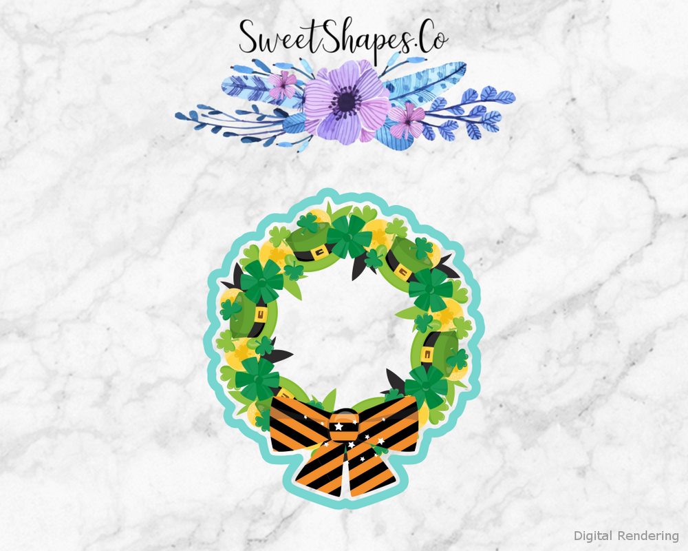 St Patricks Day Wreath 1 Cookie Cutter