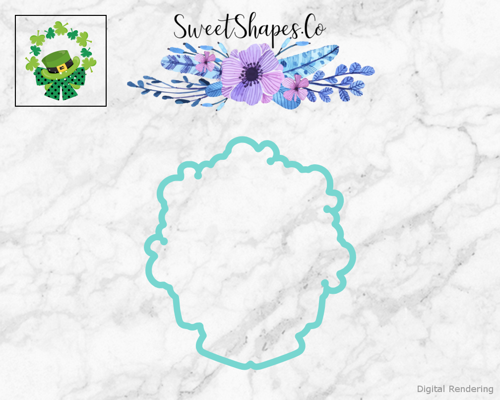 St Patricks Day Wreath 2 Cookie Cutter