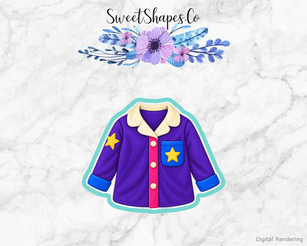 Starlight Sleepover Pajama Top Cookie Cutter