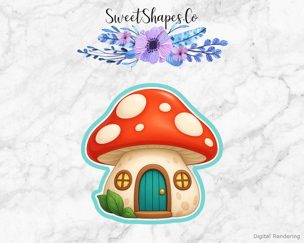 Storybook Mushroom House Cookie Cutter