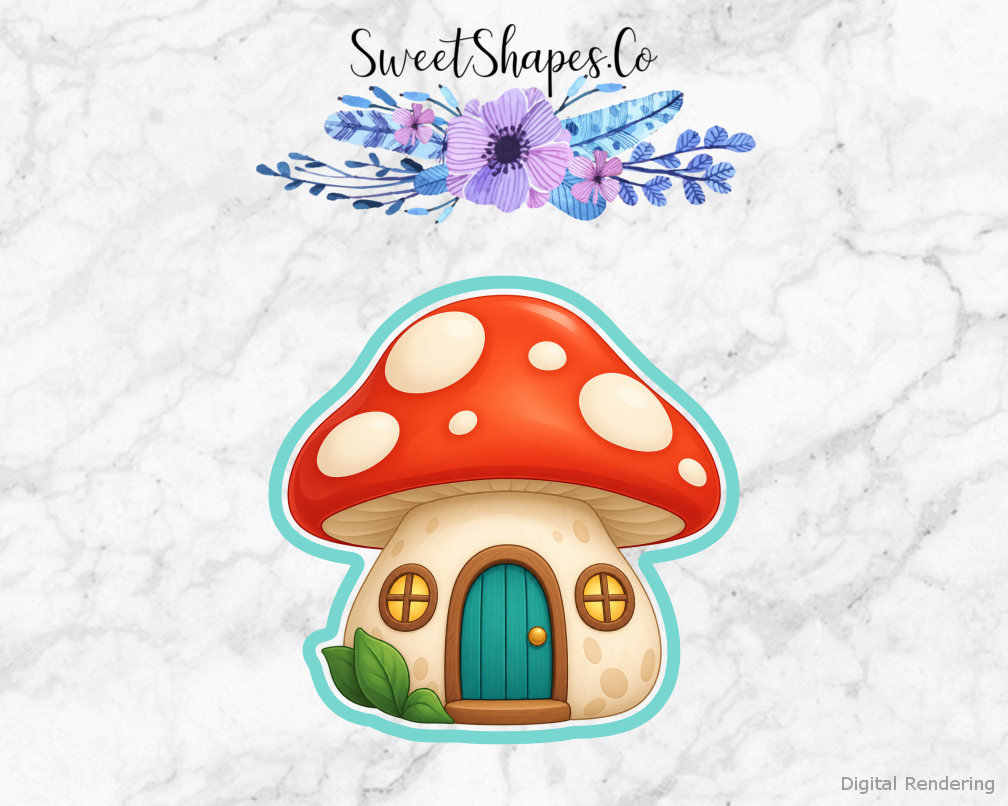Storybook Mushroom House Cookie Cutter