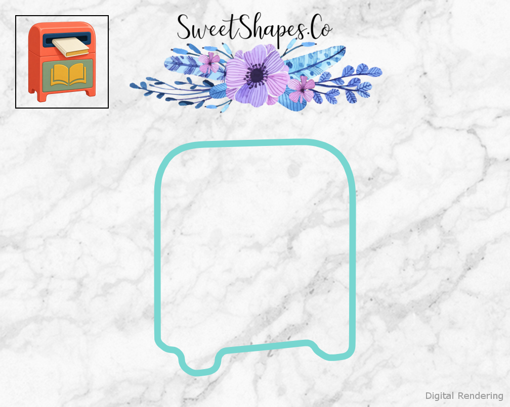 Storytime Book Return Box Cookie Cutter