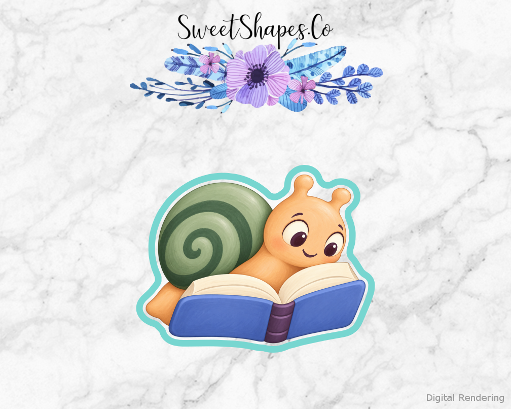 Storytime Snail Book Buddy Cookie Cutter