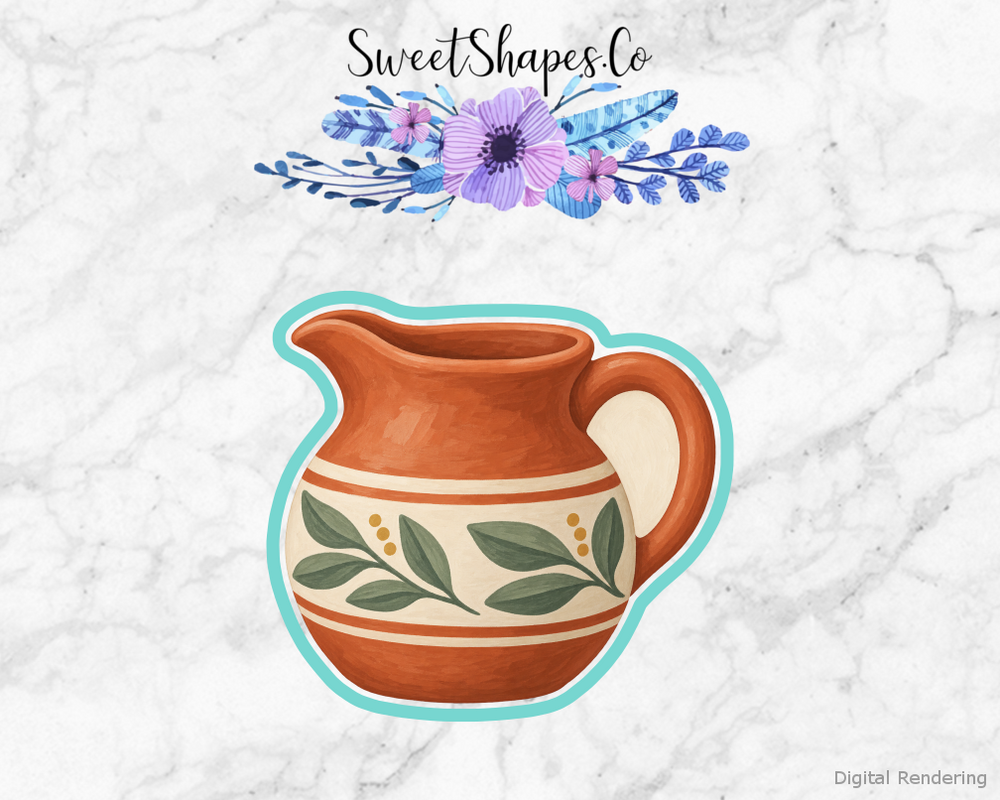 Studio Terracotta Clay Pitcher Cookie Cutter