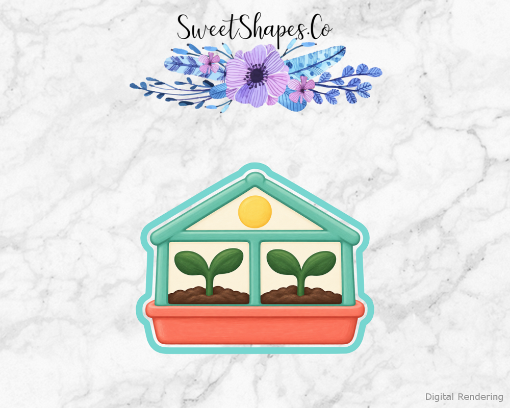 Sunny Sprout Mini Greenhouse Cookie Cutter