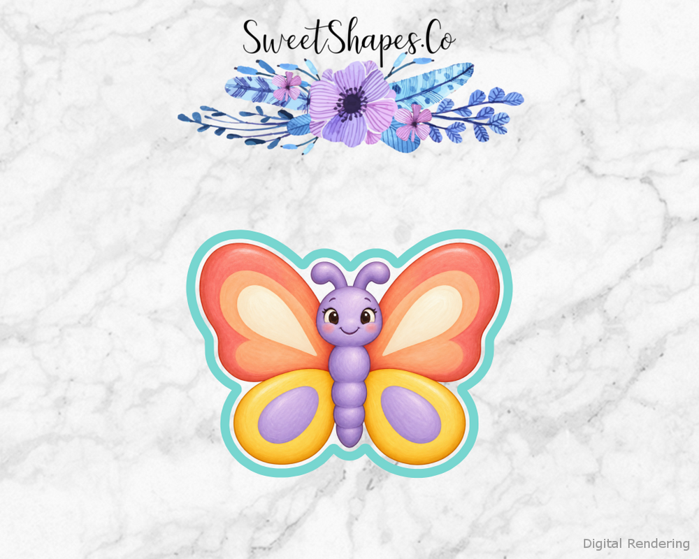 Sunset Garden Butterfly Cookie Cutter