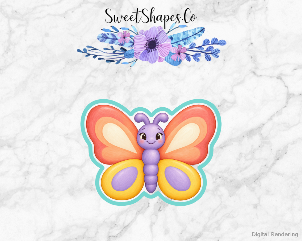 Sunset Garden Butterfly Cookie Cutter