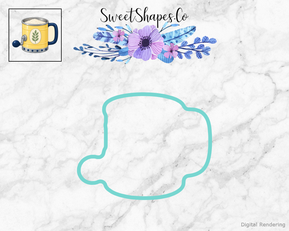 Sunshine Flour Sifter Cookie Cutter