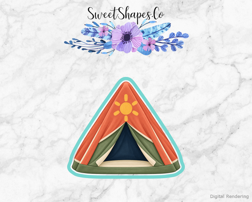 Sunshine Ridge Camping Tent Cookie Cutter