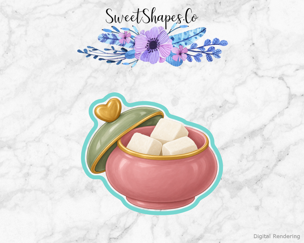 Sweet Guest Sugar Bowl Cookie Cutter
