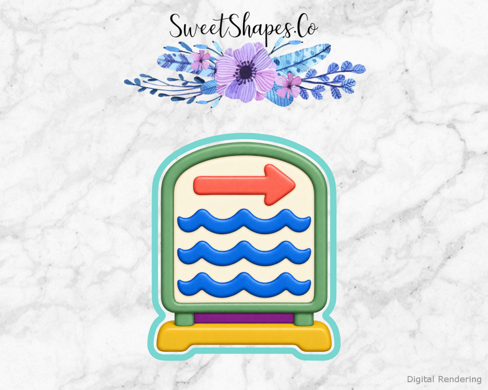 Swim Club Lap Progress Board Cookie Cutter