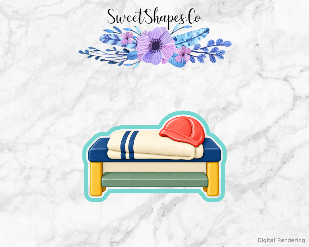 Swim Club Poolside Towel Bench Cookie Cutter