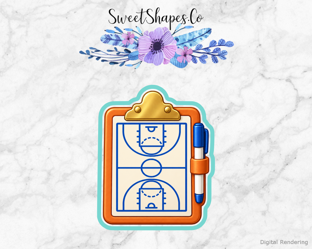 Team Basketball Basketball Coach Clipboard Cookie Cutter