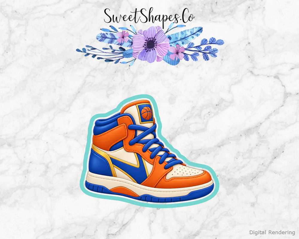 Team Basketball High Top Basketball Shoe Cookie Cutter