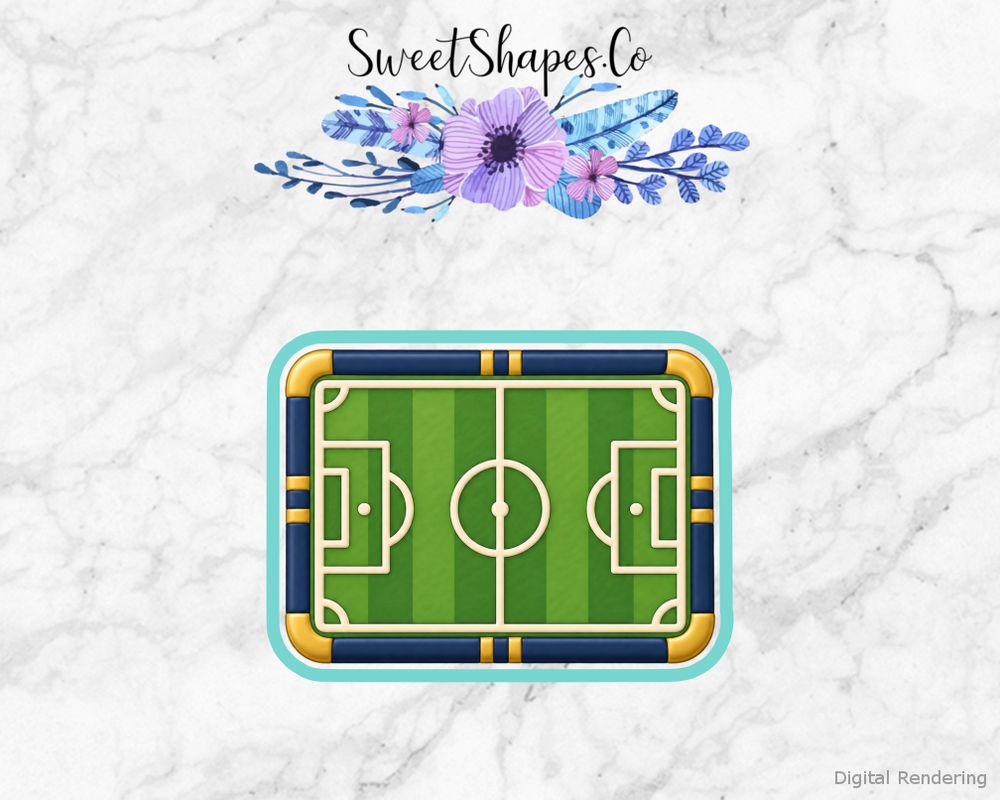 Team Soccer Soccer Field Panel Cookie Cutter