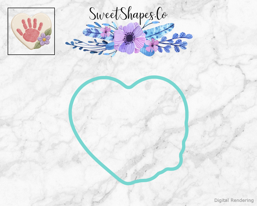 Tiny Hands Keepsake Heart Cookie Cutter