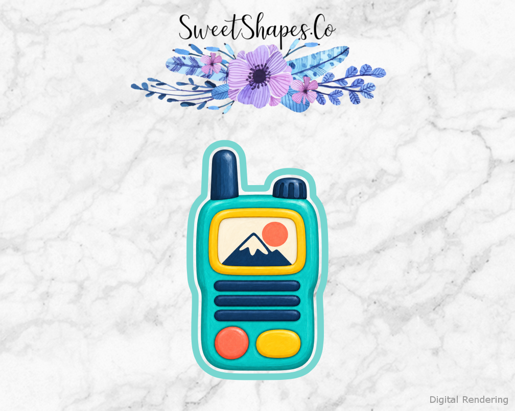 Trail Buddy Walkie Talkie Cookie Cutter