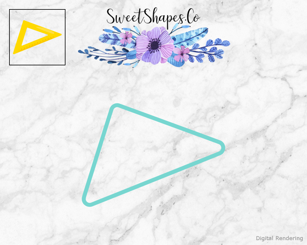 Triangle Ruler Cookie Cutter