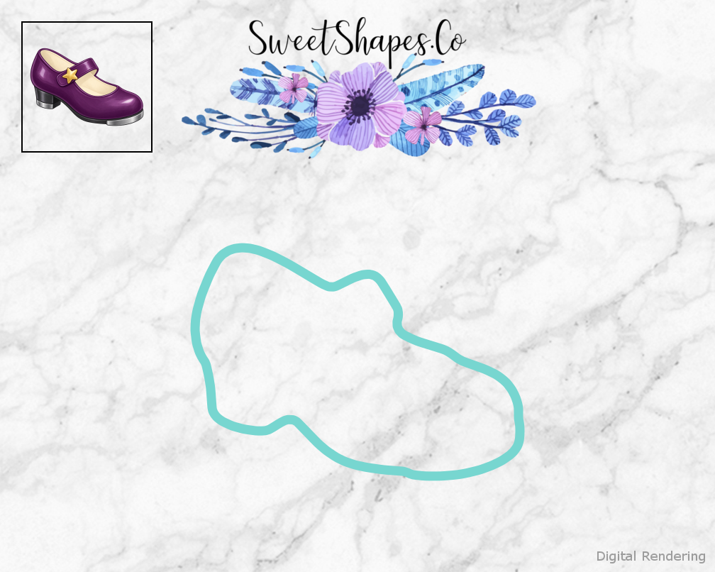 Twinkle Tap Dance Shoe Cookie Cutter