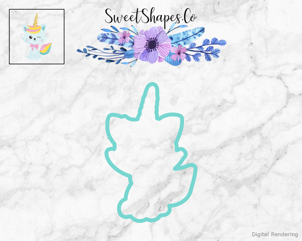 Uni Kitty 1 Cookie Cutter