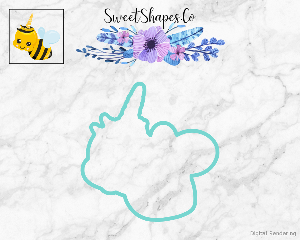 Unicorn Bee Cookie Cutter