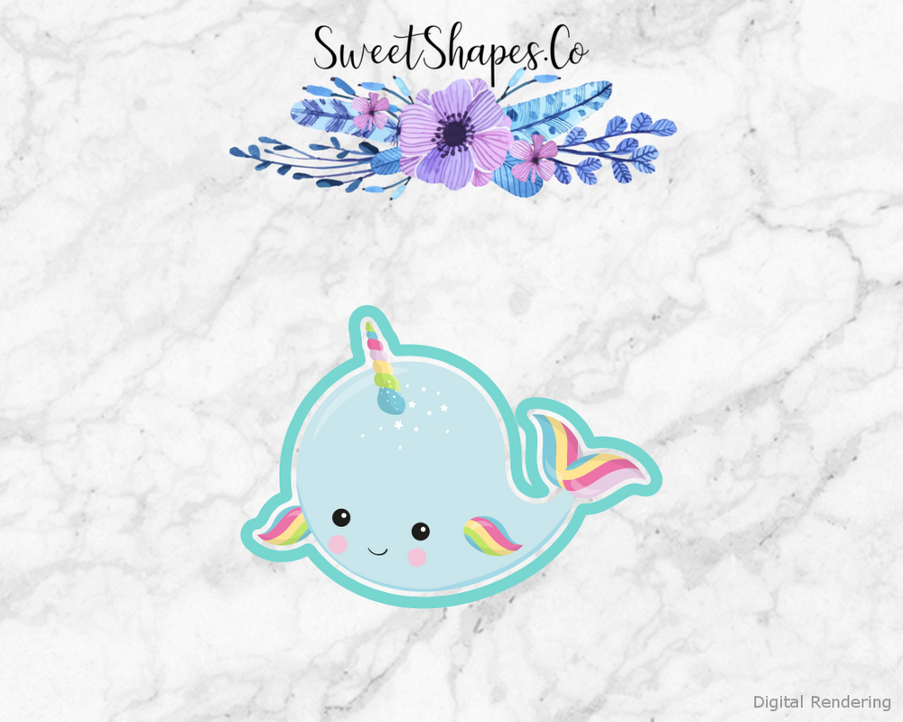Unicorn Whale Cookie Cutter