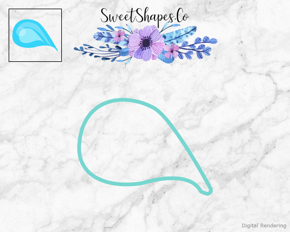 Water Droplet Cookie Cutter