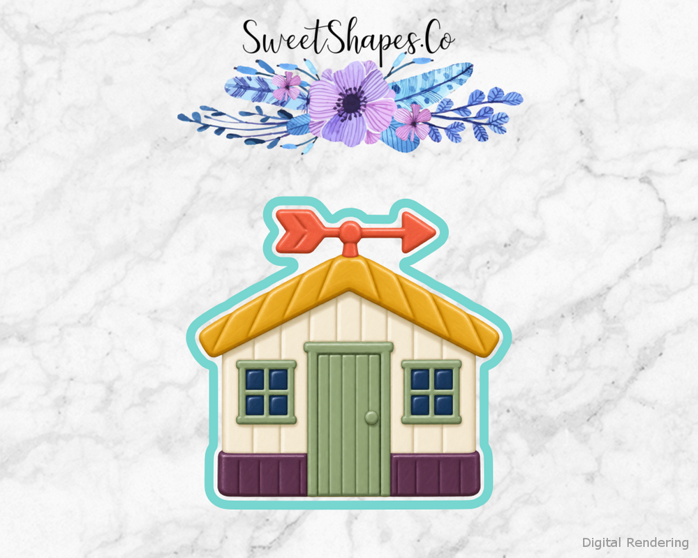 Weather Watch Wind Vane Shed Cookie Cutter