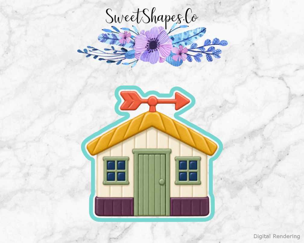 Weather Watch Wind Vane Shed Cookie Cutter