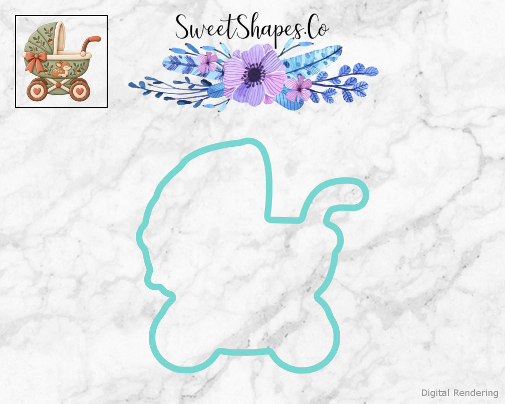 Woodland Shower Woodland Stroller Cookie Cutter