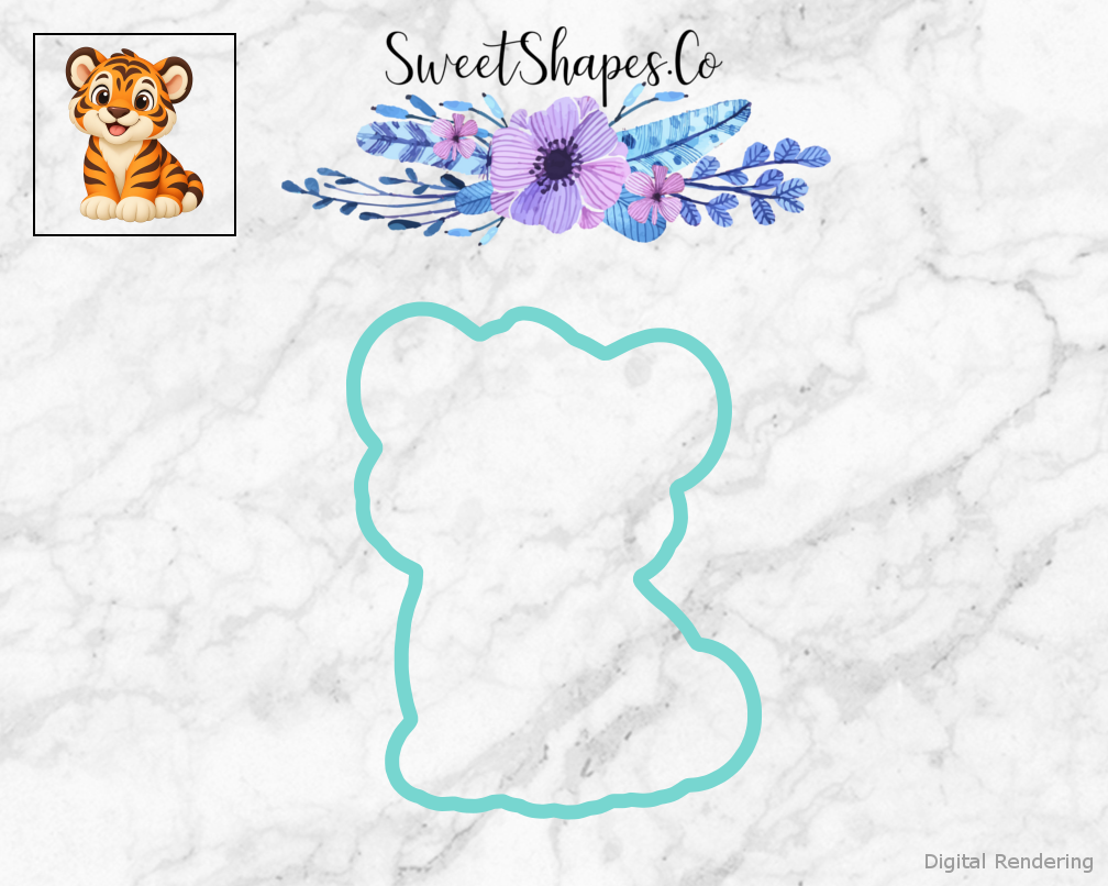 Zoo Friends Tiger Cookie Cutter