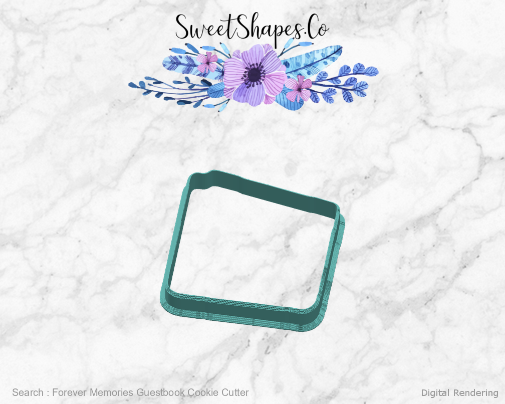 Forever Memories Guestbook Cookie Cutter — 4-inch, 3/4-inch depth preview 03-right