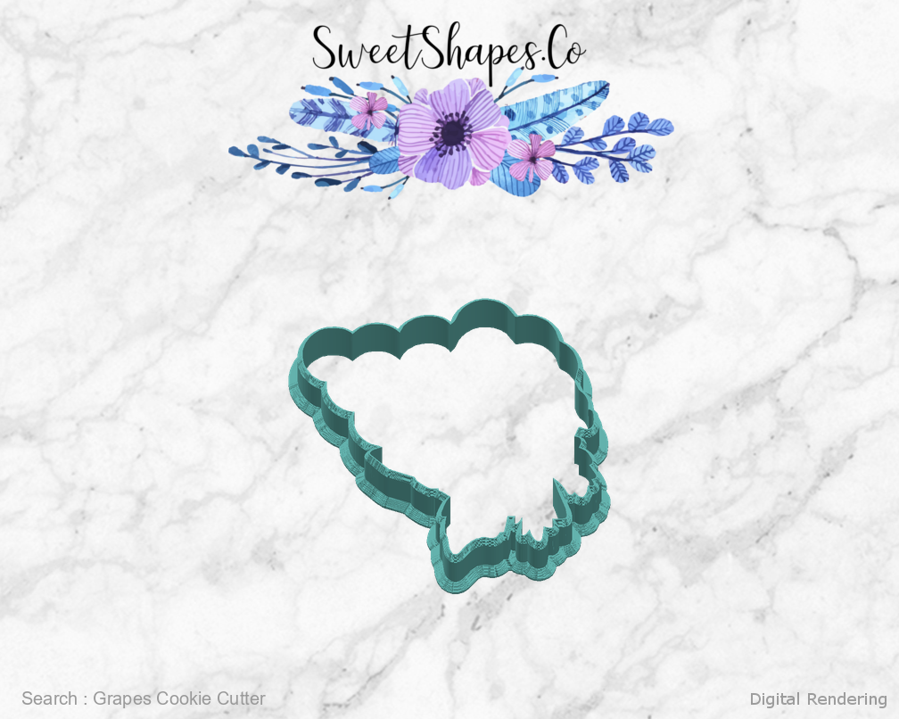 Grapes Cookie Cutter — right view