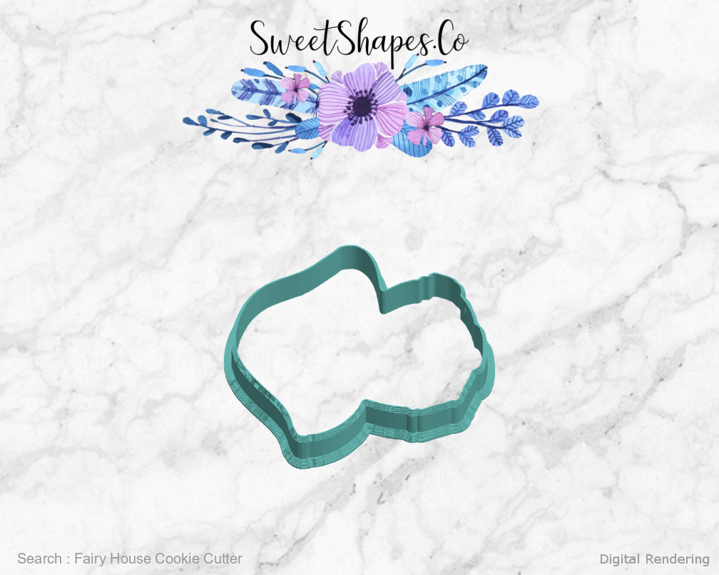 Fairy House Cookie Cutter — left view