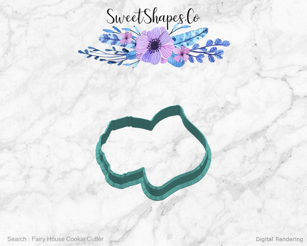 Fairy House Cookie Cutter — right view