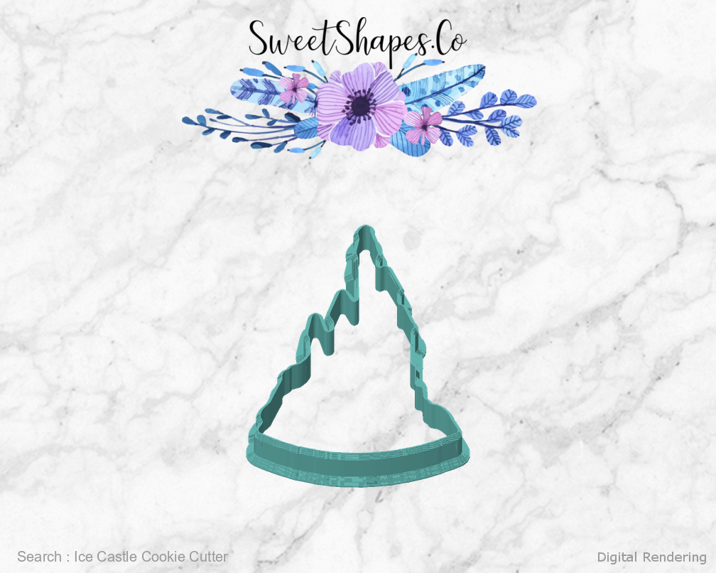 Ice Castle Cookie Cutter — front view