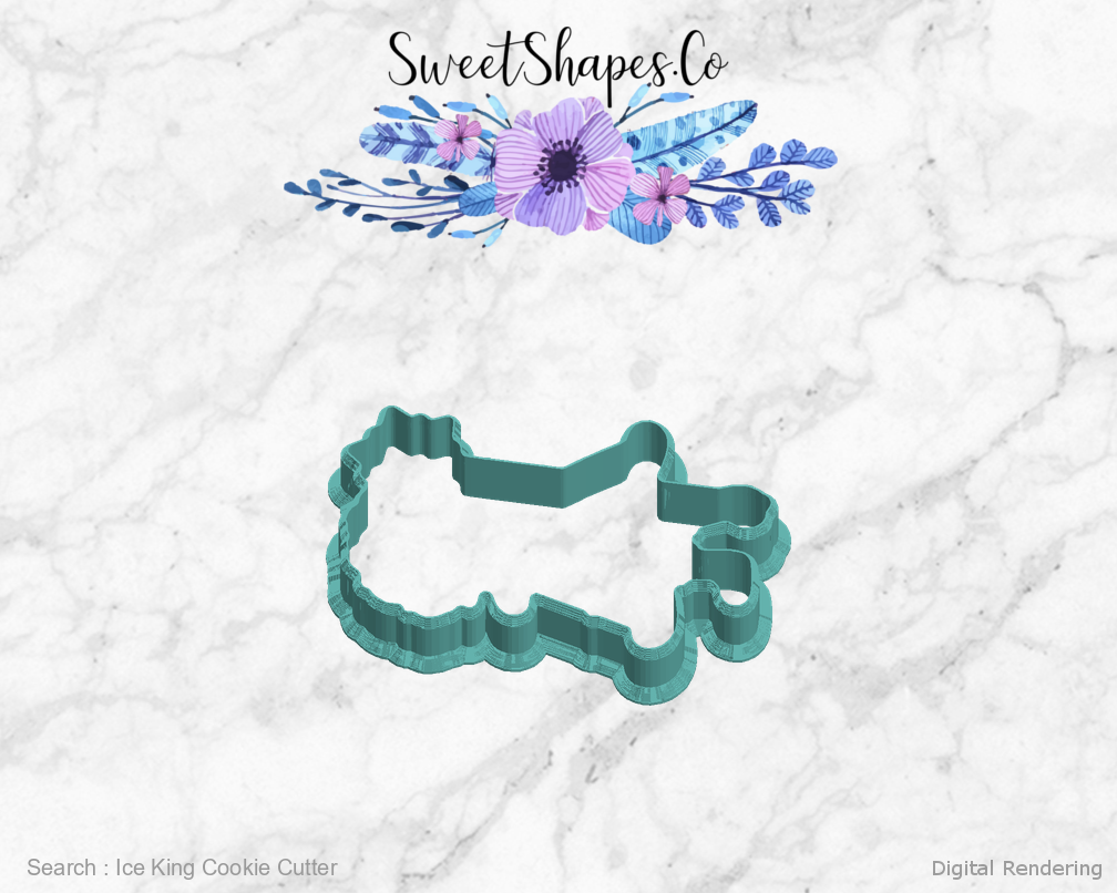 Ice King Cookie Cutter — left view
