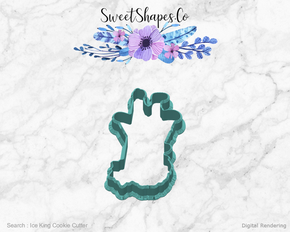 Ice King Cookie Cutter — back view