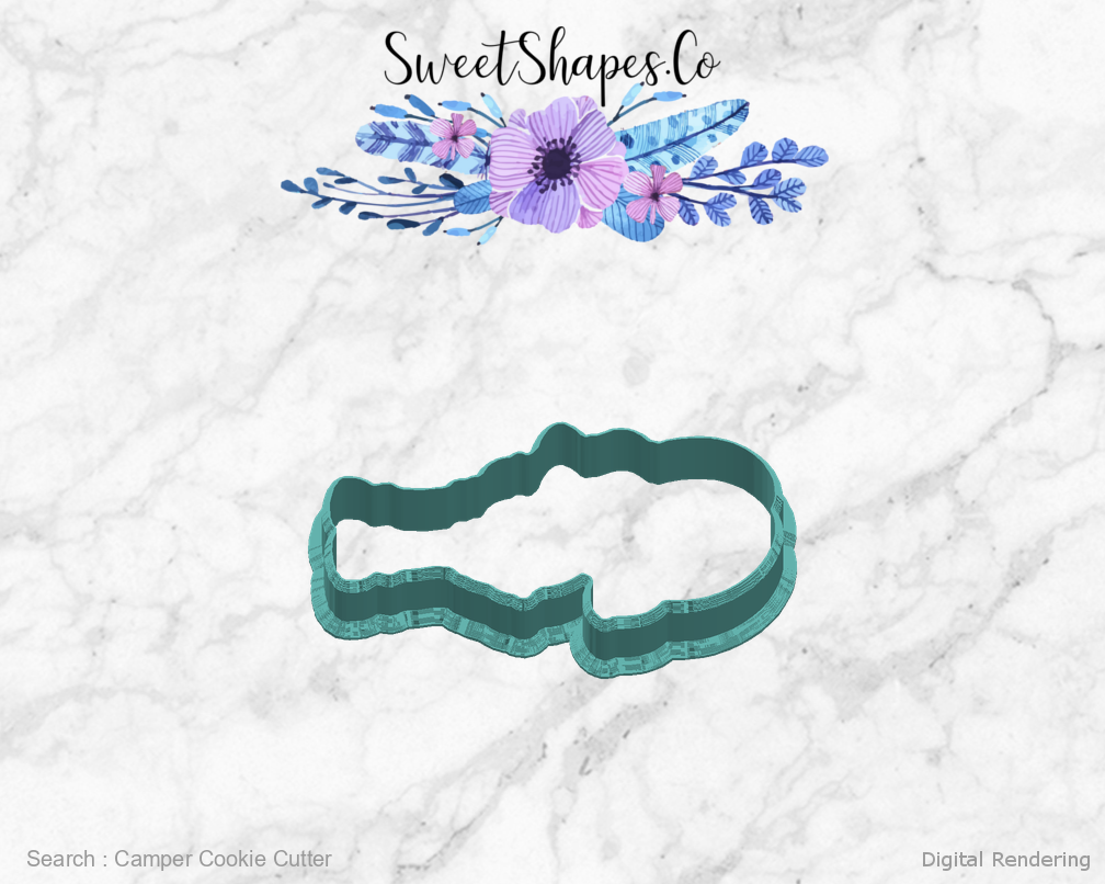 Camper Cookie Cutter — right view