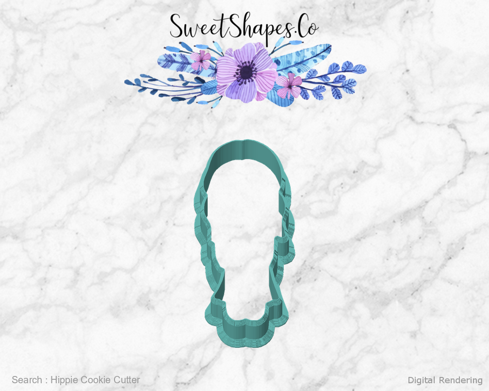 Hippie Cookie Cutter — front view