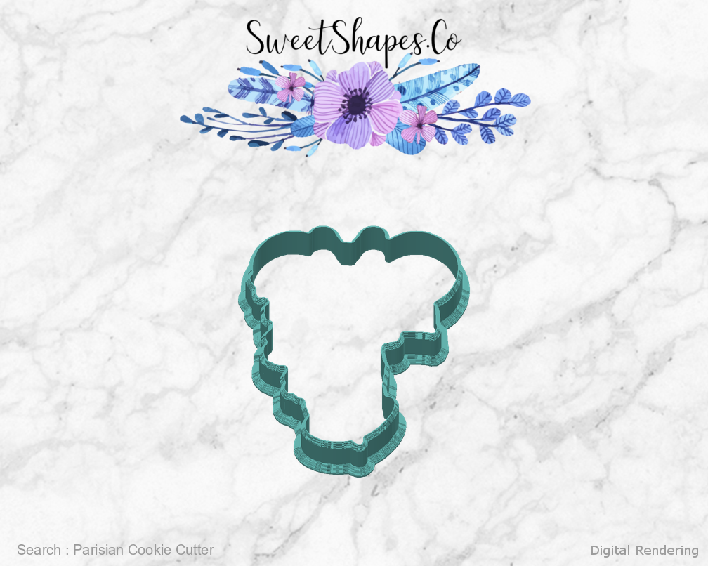 Parisian Cookie Cutter — back view
