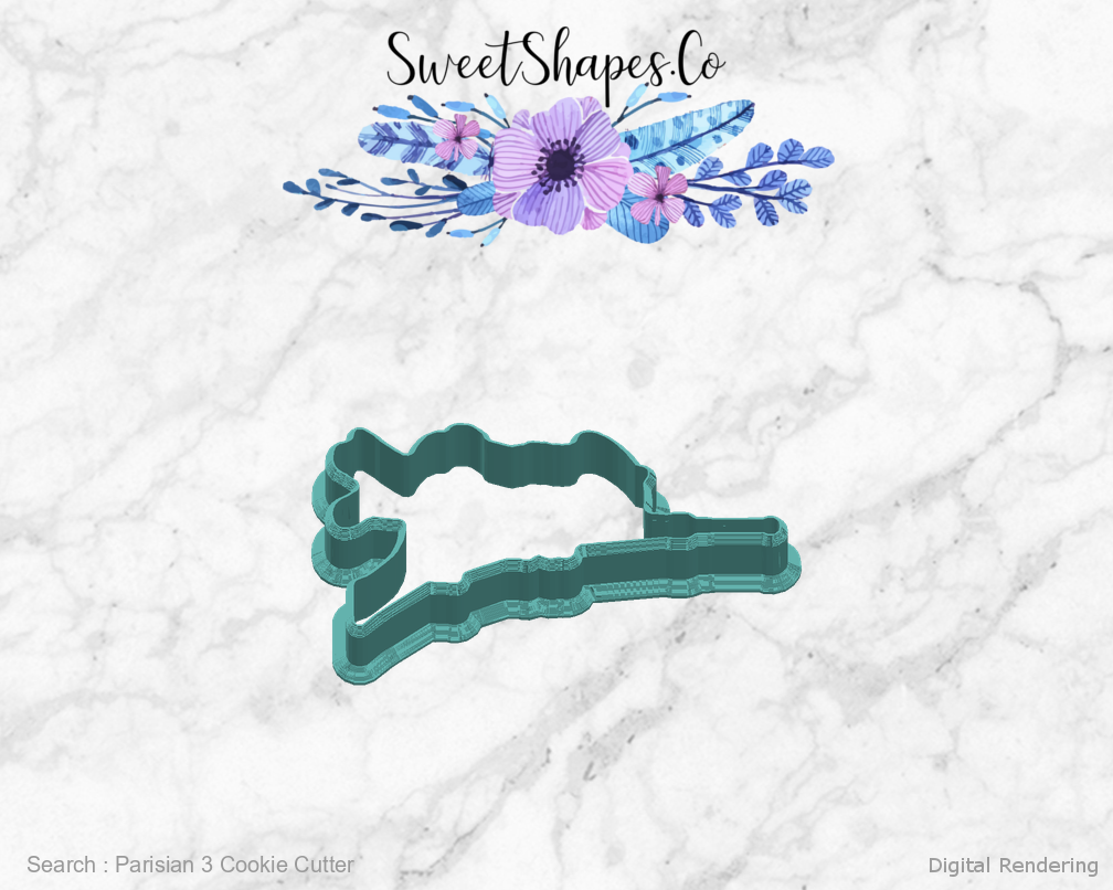 Parisian 3 Cookie Cutter — right view