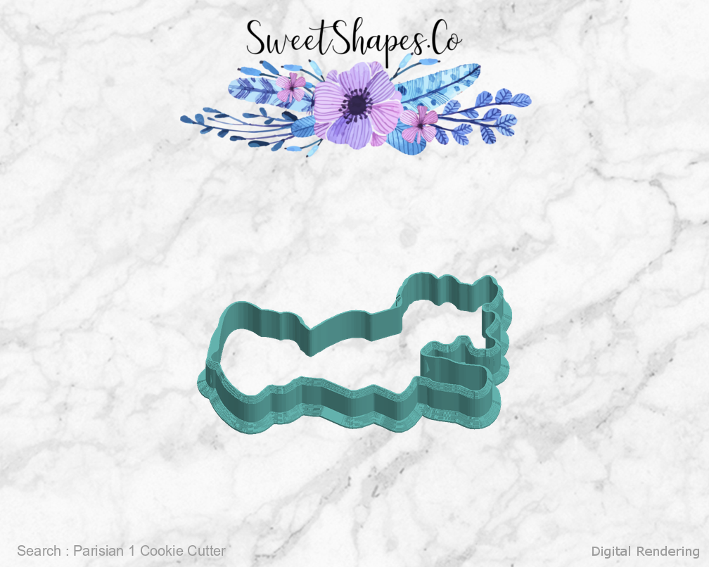 Parisian 1 Cookie Cutter — left view