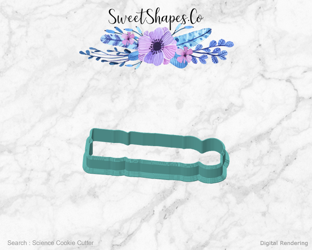 Science Cookie Cutter — front view