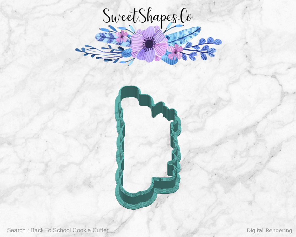 Back To School Cookie Cutter — right view