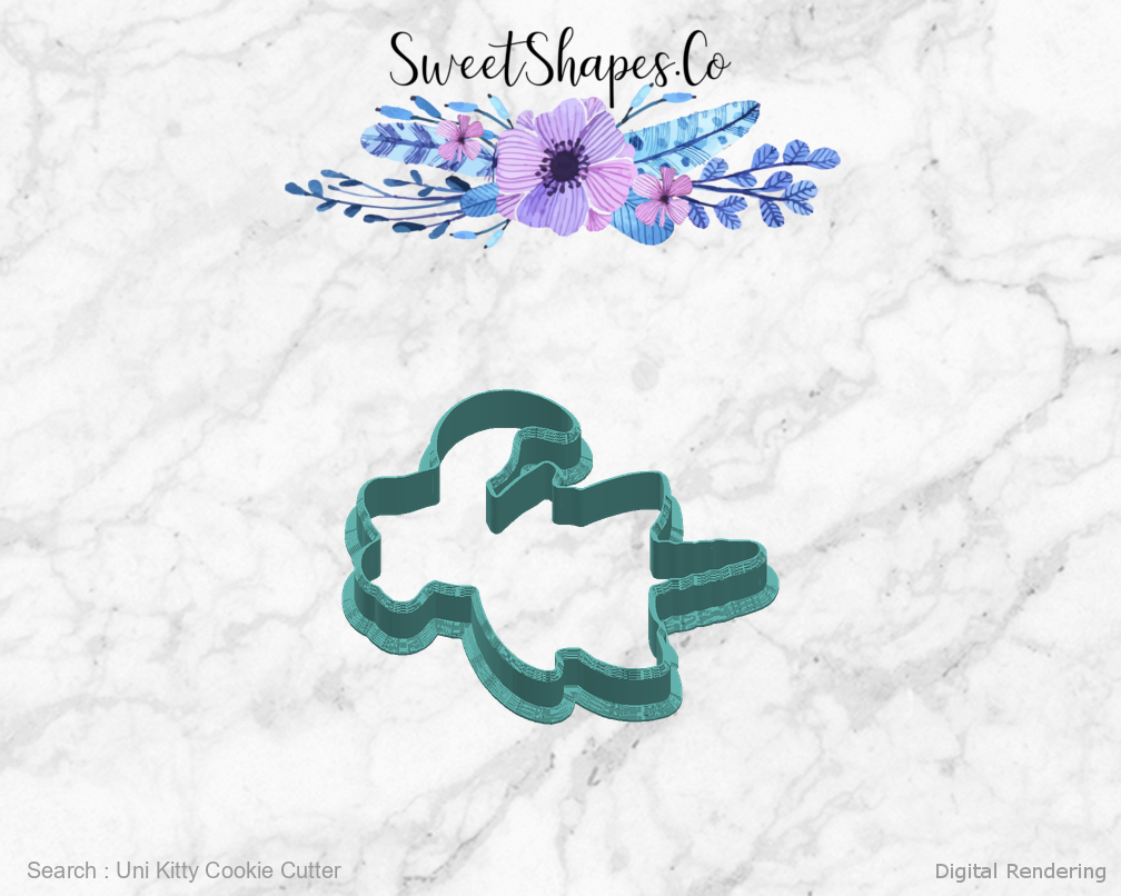 Uni Kitty Cookie Cutter — right view