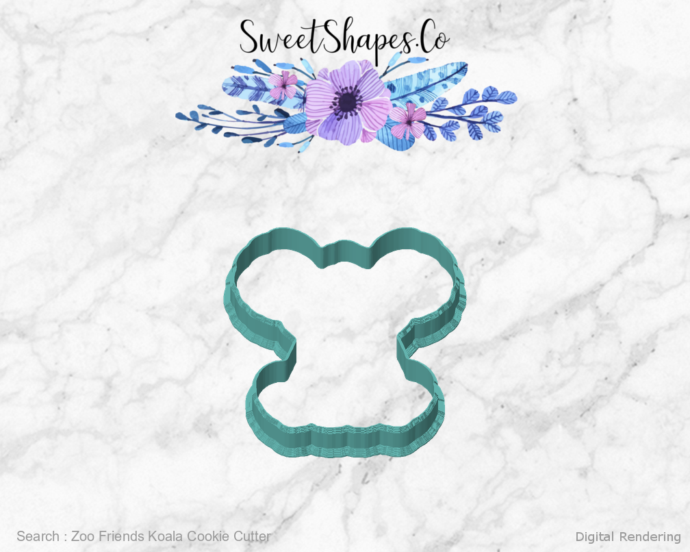 Zoo Friends Koala Cookie Cutter — front view