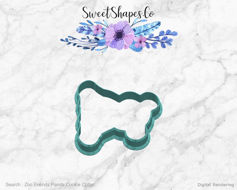 Zoo Friends Panda Cookie Cutter — right view