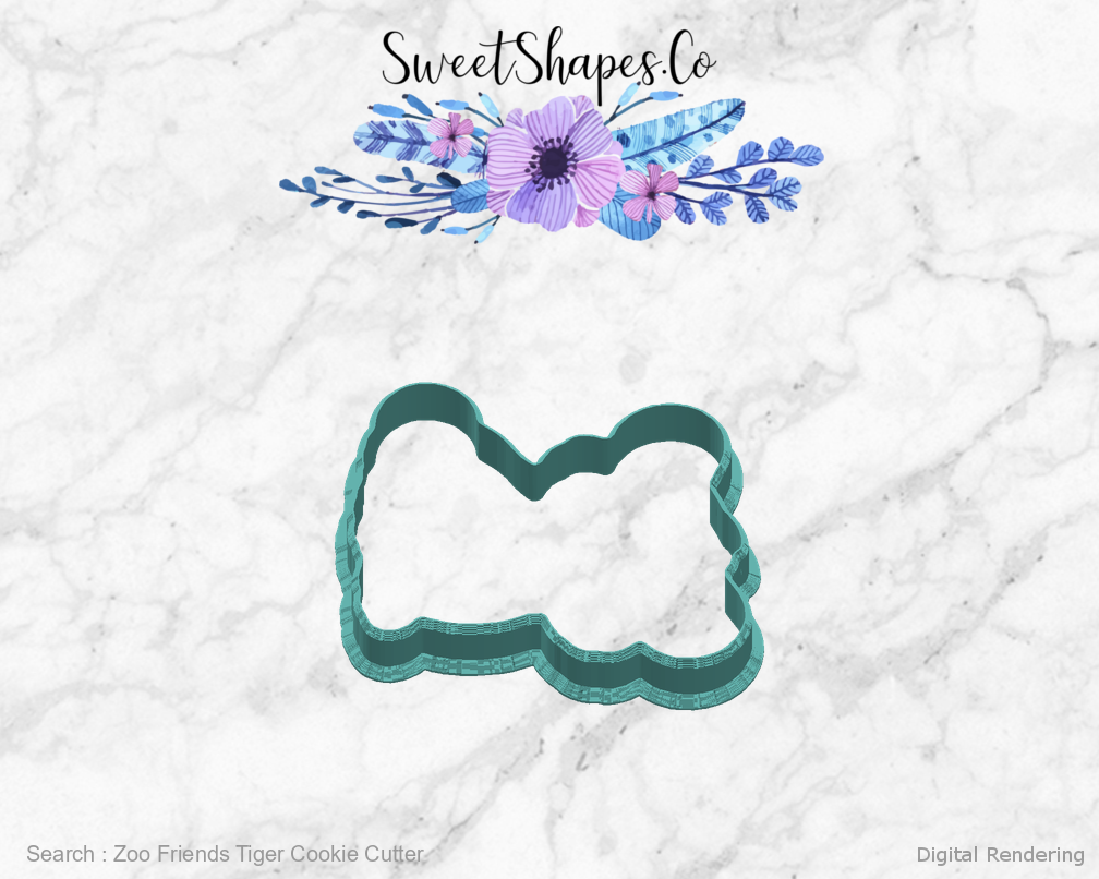 Zoo Friends Tiger Cookie Cutter — right view